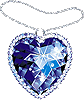 Gif animé bijoux coeur rouge